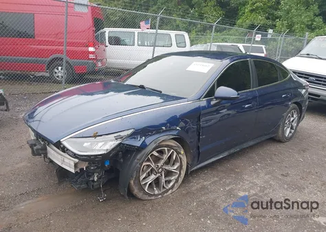 2022 Hyundai Sonata Sel z USA, uszkodzony, nr VIN 5NPEL4JAXNH133712